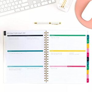 At-A-Glance Emily Ley 2023 Planner Weekly/Monthly 11"x8.375" Happy Stripe