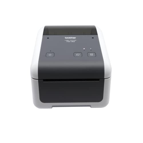 Brother TD-4520DN Entry Level Direct Thermal Desktop Printer, Print Labels and Receipts, 300 dpi, 6ips, USB 2.0