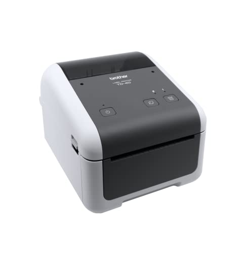 Brother TD-4520DN Entry Level Direct Thermal Desktop Printer, Print Labels and Receipts, 300 dpi, 6ips, USB 2.0