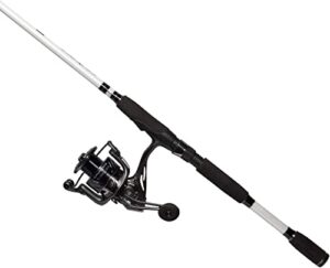 cadence cc5 spinning combo lightweight with 24-ton graphite 2-piece graphite rod carbon fiber drag system smooth strong carbon composite frame & side plates reel & rod combo(cc5-3000-70m)