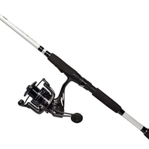 Cadence CC5 Spinning Combo Lightweight with 24-Ton Graphite 2-Piece Graphite Rod Carbon Fiber Drag System Smooth Strong Carbon Composite Frame & Side Plates Reel & Rod Combo(CC5-3000-70M)