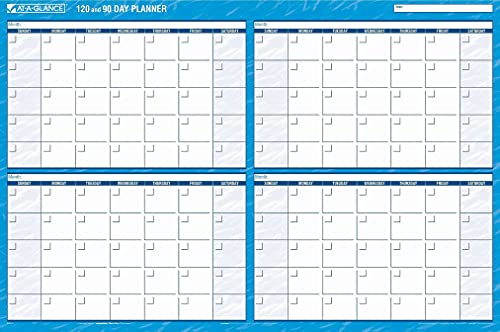 AAGPM23928 - At-A-Glance 90/120-Day Erasable Wall Planner