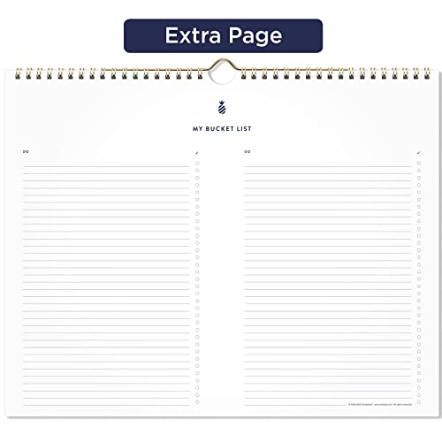 AT-A-GLANCE 2023 Wall Calendar, Simplified by Emily Ley, 15" x 12", Medium, Monthly, Happy Stripe (EL90-707)