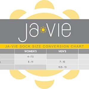 ja vie JAVIE Copper Crew Socks for Men & Women Sports Wicking Moisture Workout Training Socks Diabetic Non-binding Seamless Toe