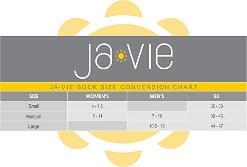 ja vie JAVIE Copper Crew Socks for Men & Women Sports Wicking Moisture Workout Training Socks Diabetic Non-binding Seamless Toe