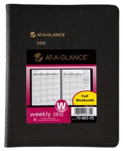 at-a-glance recycled weekly appointment book, 6 x 9 inches, black, 2013 (70-865-05)