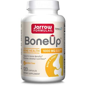 Jarrow Formulas BoneUp - 120 Capsules - Micronutrient Formula for Bone Health - Supplement Includes Natural Sources of Vitamin D3, Vitamin K2 (as MK-7) & Calcium - 60 Servings (Packaging May Vary)