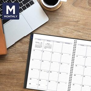 2022 Weekly & Monthly Planner by AT-A-GLANCE, 8-1/2" x 11", Large, Wirebound, DayMinder, Black (GC54507)