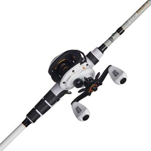 abu garcia max pro low profile baitcast reel and fishing rod combo, 7′ – medium heavy – 1pc – left