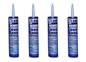4 pack of henry, ww company 12105 11oz #440 cove adhesive