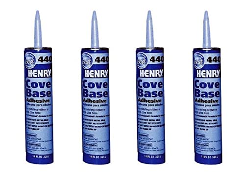 4 Pack of Henry, WW Company 12105 11OZ #440 Cove Adhesive