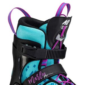 MMY K2 Mädchen Marlee Pro Inline Skates, Lt Blue_Purple, 1-5