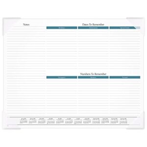 AT-A-GLANCE 2023 Monthly Desk Calendar, Desk Pad, 21-3/4" x 17", Standard, Panoramic, Landscape (89802)