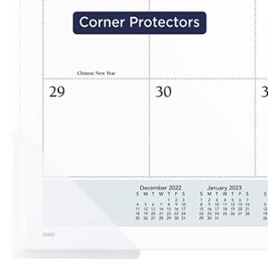 AT-A-GLANCE 2023 Monthly Desk Calendar, Desk Pad, 21-3/4" x 17", Standard, Panoramic, Landscape (89802)