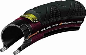 continental grand prix 4-season bicycle tire (700×25, black)
