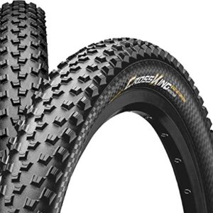 Continental Mountain Bike ProTection Tire - Black Chili, Tubeless, Folding Handmade MTB Performance Tire (26", 27.5", 29"), 29 x 2.2, Cross King