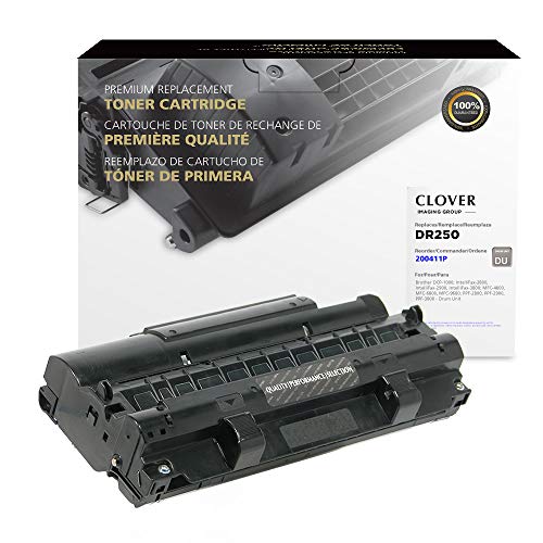 Clover Remanufactured Drum Unit Replacement for Brother DR250 | Black