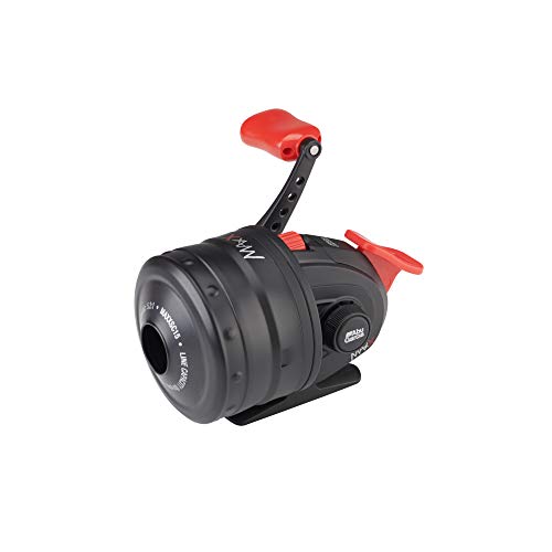 Abu Garcia Abumatic & Max X Spincast Reel and Fishing Rod Combo (Old & New Models), Red, 15 Size Reel - 6'6" - Medium - 2pc