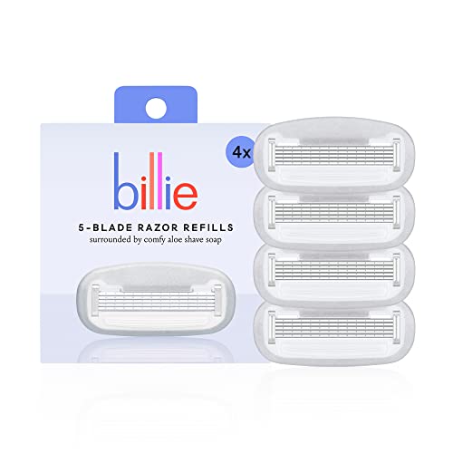 Billie Women’s Razor Refill Blades 5-Blade Cartridges - 4 count