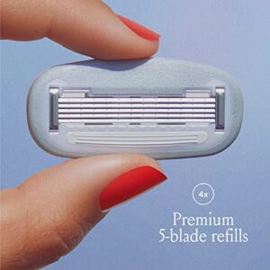 Billie Women’s Razor Refill Blades 5-Blade Cartridges - 4 count