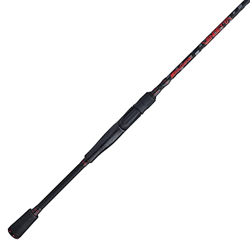 Abu Garcia Vendetta Casting Fishing Rod, Black, 6'6" - Medium Heavy - 1pc