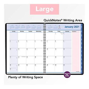 2021 Monthly Planner by AT-A-GLANCE, 8-1/4" x 11", Large, QuickNotes, City of Hope, Black (76PN060521)