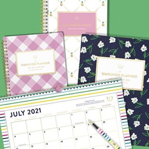 Academic Planner 2021-2022, Simplified by Emily Ley for AT-A-GLANCE Monthly Planner, 8-1/2" x 11", Large, for School, Teacher, Student, Navy (EL63-900A)