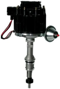 proform 66983bk vacuum advance hei distributor with steel gear and black cap for ford 351 windsor
