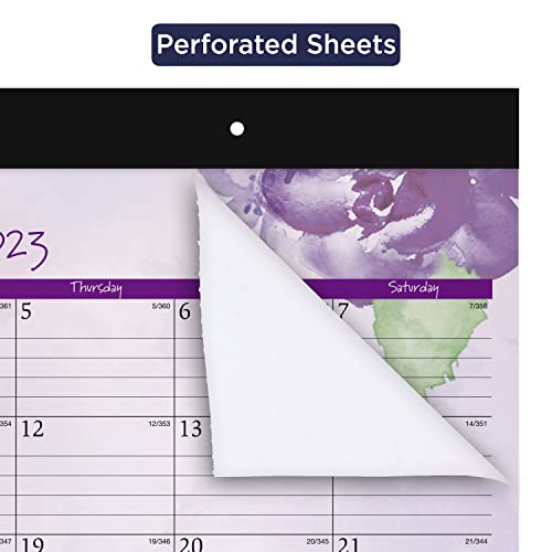 AT-A-GLANCE 2023 Monthly Desk Calendar, Desk Pad, 21-3/4" x 17", Standard, Beautiful Day (SK38-704)
