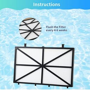 9991432-R4 Ultra Fine Cartridge Filter Panels Robotic Pool Filter Cleaner Replacement Parts Large Filter Panels Pool Cleaner Filter Compatible with Dolphin m400, m500,Nautilus Plus (8 Pieces)