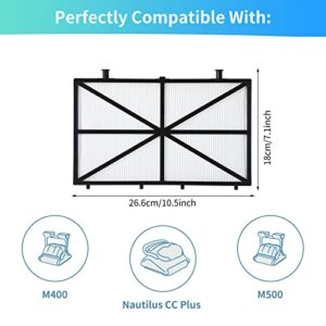 9991432-R4 Ultra Fine Cartridge Filter Panels Robotic Pool Filter Cleaner Replacement Parts Large Filter Panels Pool Cleaner Filter Compatible with Dolphin m400, m500,Nautilus Plus (8 Pieces)