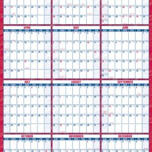 AT-A-GLANCE Vertical/Horizontal Wall Planner, 48 x 32 Inches, White and Cream, 2011 (PM326-28)