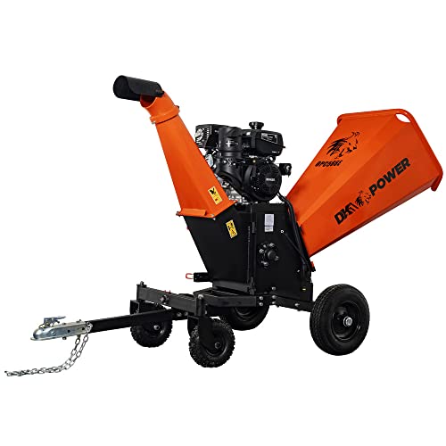 Detail K2 OPC566E 6 in. - 14HP Kinetic Wood Chipper with ELECTRIC Start and AUTO Blade Feed KOHLER CH440 Command PRO Commercial Gas Engine