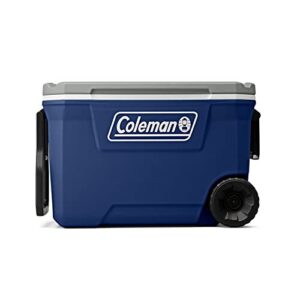 coleman wheeled cooler, 316 series, 62-quart, twilight