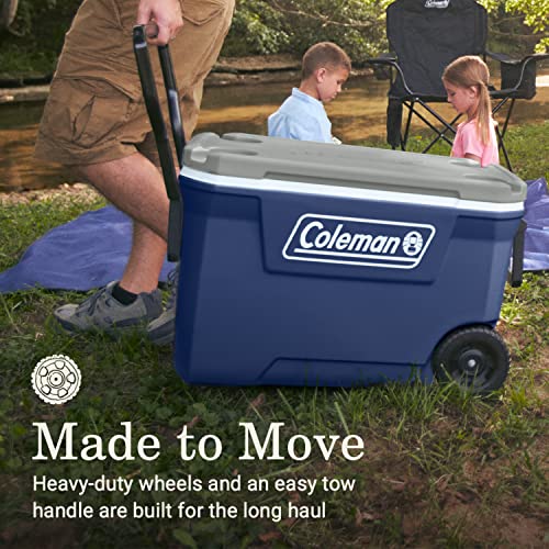 Coleman Wheeled Cooler, 316 Series, 62-Quart, Twilight