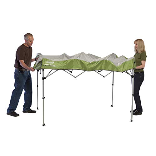 Coleman Canopy Tent, 10 x 10 Sun Shelter with Instant Setup, Shade Canopy