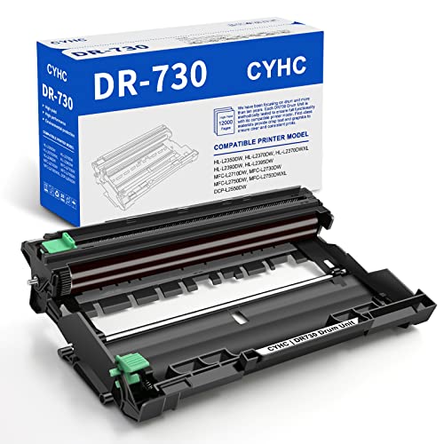 CYHC Compatible Drum Unit Replacement for Brother DR730 DR-730 for DCP L2550DW HL L2350DW L2370DW L2370DWXL L2390DW L2395DW MFC L2710DW L2750DW L2750DWXL 1pack (Drum Unit only, NOT Toner)