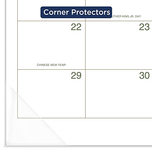 AT-A-GLANCE 2023 RY Two Color Monthly Desk Pad, Large, 21 3/4" x 17"