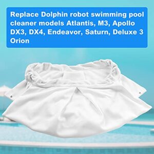 Pokin 70 Micron Filter Bag 99954307-R1 - Replacement for Dolphin Robotic Pool Cleaners DX3 DX4 M3 & Other Dolphin Robot Cleaner