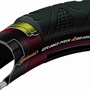 Continental Grand Prix 4 Season Road Clincher, 700 x 28-Inch, Black