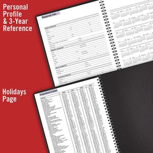 AT-A-GLANCE 2020 Weekly Appointment Book/Planner, DayMinder, 8" x 11", Large, Black (G52000)