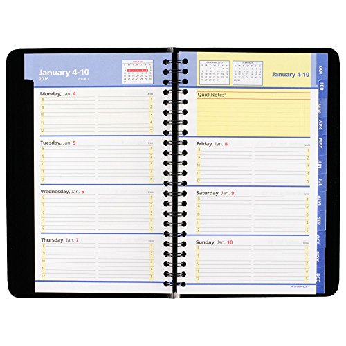 AT-A-GLANCE Weekly / Monthly Appointment Book 2016, Quick Notes, 12 Months, 4.88 x 8 Inch Page Size (760205)