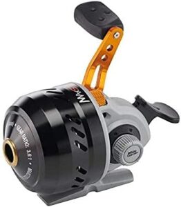 abu garcia max stx spincast reel, size 10, right/left handle position, teflon twin cam for smooth operation