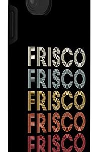 iPhone 11 Frisco Texas Frisco TX Retro Vintage Text Case