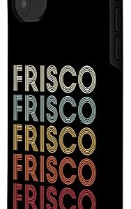 iPhone 11 Frisco Texas Frisco TX Retro Vintage Text Case