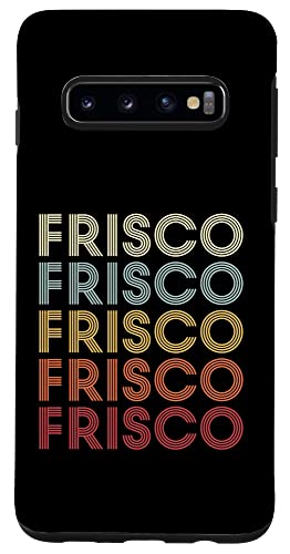 Galaxy S10 Frisco Texas Frisco TX Retro Vintage Text Case