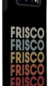 Galaxy S10 Frisco Texas Frisco TX Retro Vintage Text Case