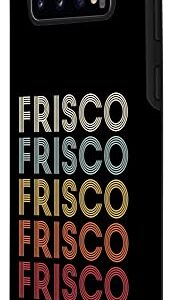 Galaxy S10 Frisco Texas Frisco TX Retro Vintage Text Case