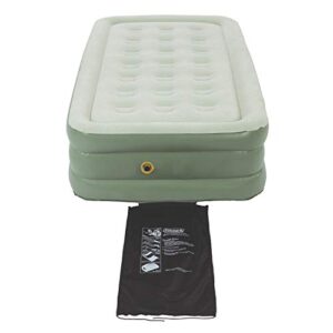 coleman air mattress | double-high supportrest air bed for indoor or outdoor use, twin