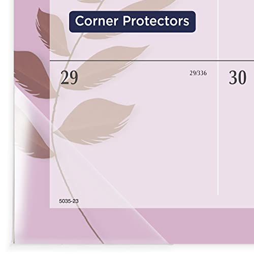 AT-A-GLANCE 2023 Desk Calendar, Desk Pad, 21-3/4" x 17", Standard, Monthly, Paper Flowers (5035)